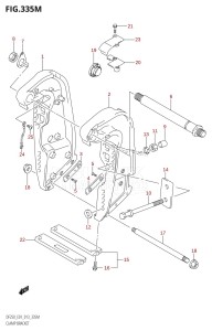 DF250Z From 25003Z-310001 (E01 E40)  2013 drawing CLAMP BRACKET (DF250Z:E40:(X-TRANSOM,XX-TRANSOM))