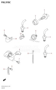 DF250Z From 25003Z-310001 (E03)  2013 drawing SENSOR (DF225T:E03)