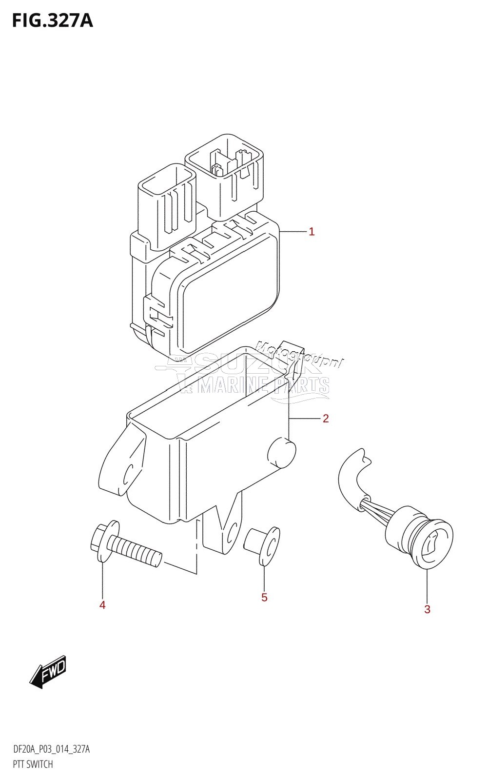 PTT SWITCH (DF9.9BT:P03)