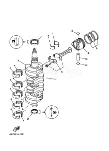 F50AEDL drawing CRANKSHAFT--PISTON