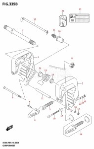 DF9.9B From 00995F-810001 (P01)  2018 drawing CLAMP BRACKET (DF9.9BR,DF15AR,DF20AR)