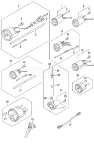 Outboard DF 90A drawing Meter