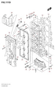 DF150ZG From 15002Z-510001 (E03)  2015 drawing CYLINDER HEAD (DF150ZG:E03)