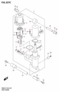 DF60A From 06003F-040001 (E01 E03 E11 E40)  2020 drawing TRIM CYLINDER ((DF40AST,DF60A,DF60ATH):(020,021))