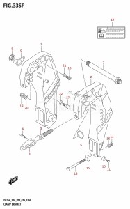 DF25A From 02504F-610001 (P03)  2016 drawing CLAMP BRACKET (DF30AT:P03)