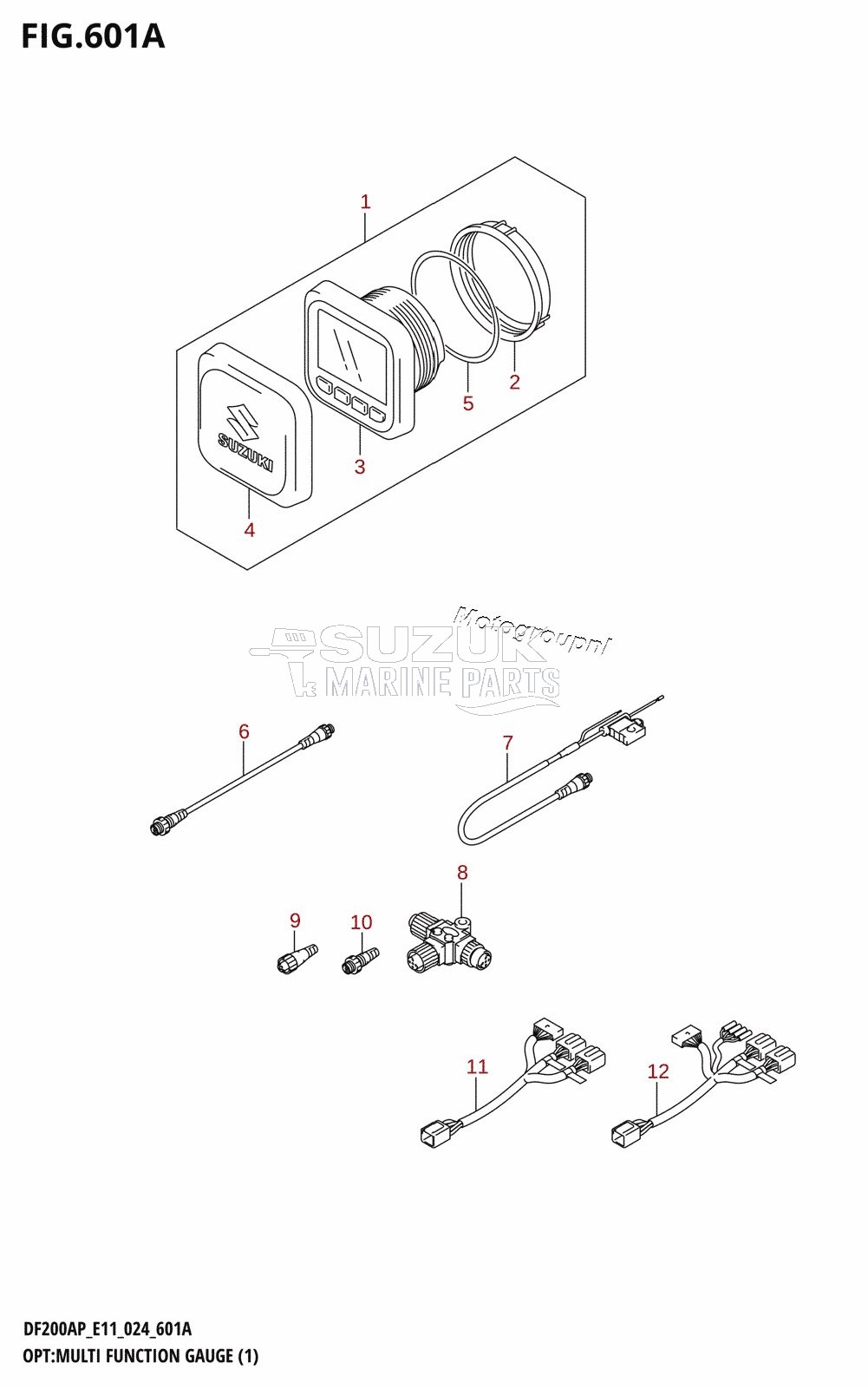 OPT:MULTI FUNCTION GAUGE (1) (E11)