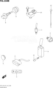 02504F-910001 (2019) 25hp P01-Gen. Export 1 (DF25A  DF25AR  DF25AT  DF25ATH) DF25A drawing SENSOR / SWITCH (DF25AR,DF30AR)