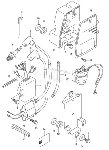 DT40 From 04003-151001 ()  2001 drawing IGNITION