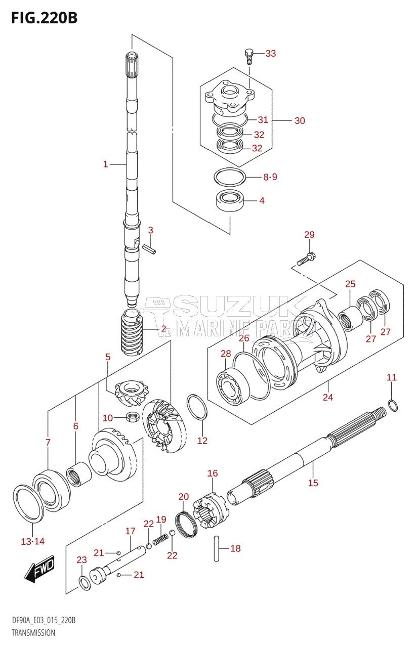 TRANSMISSION (DF80A:E03)