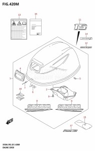 DF15A From 01504F-040001 (P03)  2020 drawing ENGINE COVER (DF15ATH:021)