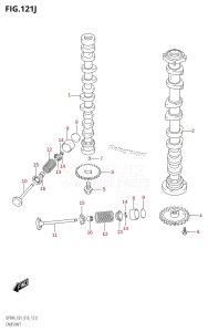 DF70A From 07003F-610001 (E01 E40)  2016 drawing CAMSHAFT (DF90ATH:E01)