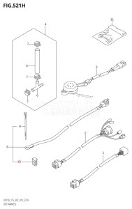 DF150 From 15002F-310001 (E01 E40)  2013 drawing OPT:HARNESS (DF175Z:E40)