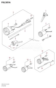 DF50 From 05001F-151001 (E40)  2001 drawing OPT:METER (X,Y,K1,K2,K3,K4)