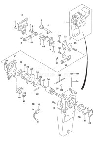 Outboard DF 90A drawing Concealed Remocon (2)