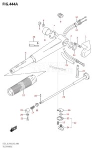 DT30 From 03005-610001 ()  2016 drawing TILLER HANDLE (DT25K:P36)