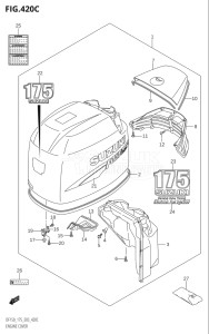 17501Z-780001 (2007) 175hp E03-USA (DF175ZK7) DF175Z drawing ENGINE COVER ((DF175T,DF175Z):(K6,K7,K8,K9))