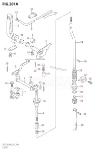 DT30 From 03005-210001 ()  2012 drawing CLUTCH (DT25K:P36)