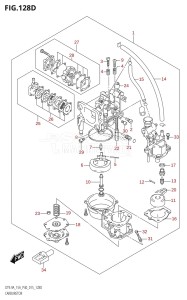 DT15A From 01503K-510001 (P36)  2015 drawing CARBURETOR (DT9.9AK:P36)