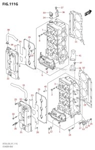 DF200Z From 20002Z-710001 (E03)  2017 drawing CYLINDER HEAD (DF250ST:E03)