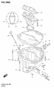 DF250 From 25003F-040001 (E01 E03 E40)  2020 drawing OIL PAN