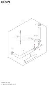 DF90A From 09003F-510001 (E01 E40)  2015 drawing OPT:WATER PRESSURE GAUGE SUB KIT