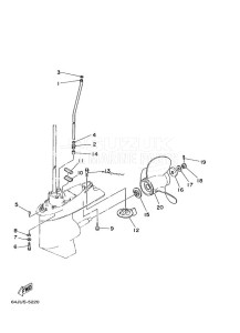 F50A drawing LOWER-CASING-x-DRIVE-4