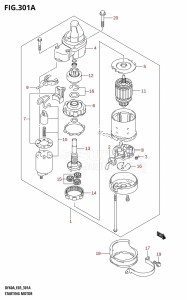 DF60A From 06002F-010001 (E03)  2010 drawing STARTING MOTOR