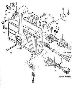 DT50 From 5001-200001 ()  1982 drawing REMOTE CONTROL (3)