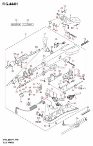 DF40A From 04003F-410001 (E01)  2014 drawing TILLER HANDLE (DF50AVTH:E01)