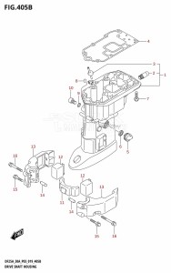 DF30A From 03003F-910001 (P03)  2019 drawing DRIVE SHAFT HOUSING (DF25AT,DF25ATH,DF30AT,DF30ATH)