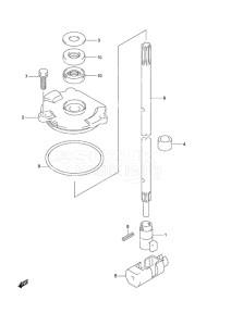 DF 140A drawing Shift Rod (C/R)