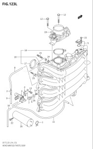 17502Z-410001 (2014) 175hp E01 E40-Gen. Export 1 - Costa Rica (DF175Z    DF175ZG) DF175ZG drawing INTAKE MANIFOLD / THROTTLE BODY (DF175TG:E01)