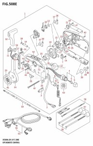 DF200A From 20003F-710001 (E01 E40)  2017 drawing OPT:REMOTE CONTROL (DF200AZ:E01:W_KEY_LESS_START)