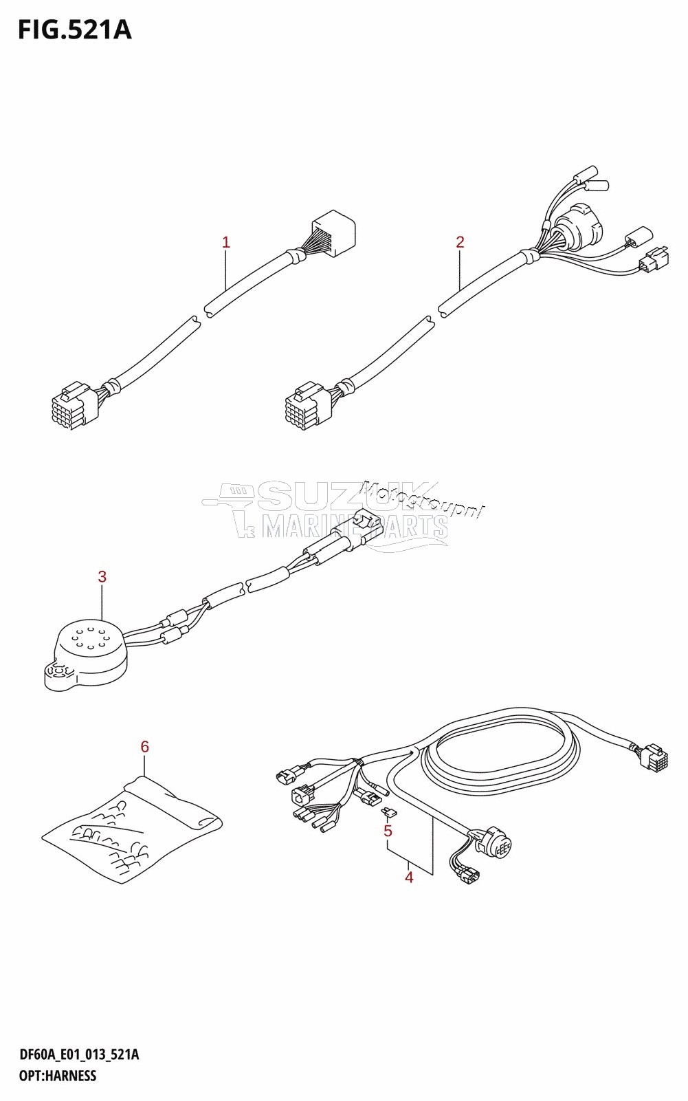 OPT:HARNESS (DF40A:E01)