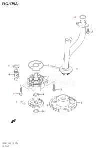 DF140 From 14001F-371001 (E03)  2003 drawing OIL PUMP