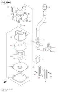 DF115Z From 11502Z-210001 (E01 E40)  2012 drawing WATER PUMP (DF115Z:E01)