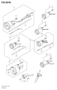 DF40 From 04001F-031001 (E03)  2013 drawing OPT:METER (K5,K6,K7,K8,K9,K10)