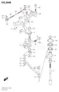 DF300A From 30002P-710001 (E03)  2017 drawing CLUTCH SHAFT (DF250A:E03)