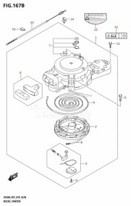 DF9.9B From 00995F-910001 (P01)  2019 drawing RECOIL STARTER (DF9.9BT,DF9.9BTH,DF15AT,DF20AT,DF20ATH)