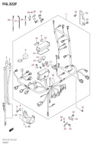 DF175TG From 17502F-410001 (E01 E40)  2014 drawing HARNESS (DF150Z:E40)