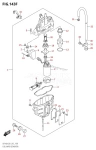 DF140A From 14003F-510001 (E40)  2015 drawing FUEL VAPOR SEPARATOR (DF140AT:E01)