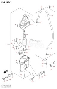 DF175AP From 17503P-710001 (E01 E40)  2017 drawing FUEL VAPOR SEPARATOR (DF175AP:E01)