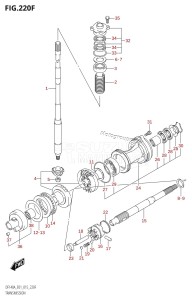 DF140AZ From 14003Z-510001 (E01 E40)  2015 drawing TRANSMISSION (DF140AT:E01)