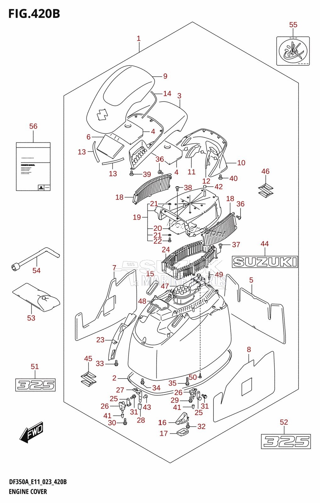 ENGINE COVER (DF325A)