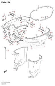 DF175ZG From 17502Z-410001 (E01 E40)  2014 drawing SIDE COVER (DF175T:E40)