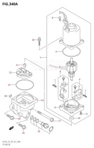 DF115Z From 11502Z-210001 (E01 E40)  2012 drawing PTT MOTOR