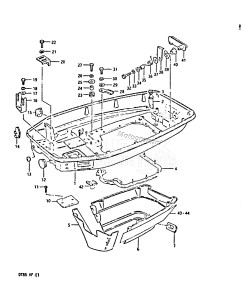 DT85 From 8501-300001 till 310443 ()  1978 drawing LOWER COVER