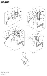 01504F-340001 (2023) 15hp E03-USA (DF15ATH) DF15A drawing OPT:SWITCH ((DF9.9B,DF9.9BT,DF15A,DF20A,DF20AT):022)