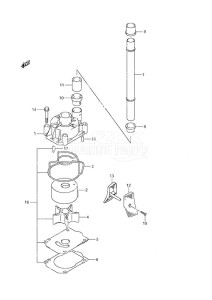 DF 250 drawing Water Pump