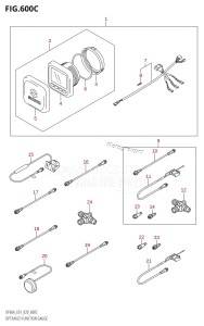 DF50A From 05003F-040001 (E01)  2020 drawing OPT:MULTI FUNCTION GAUGE (DF60A,DF60AVT)